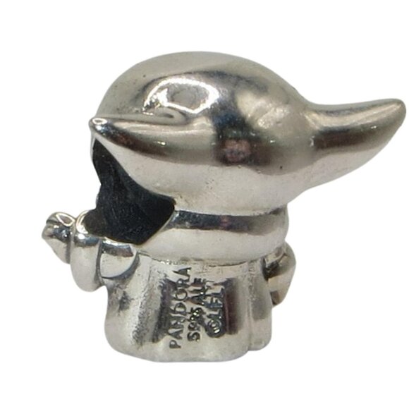 Pandora Disney LFL Star Wars Grogu The Child SS .925 Charm 799253C01 - Picture 3 of 7